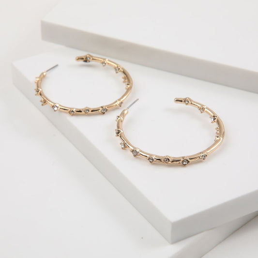 Aros Argolla Briana Dorado i-D