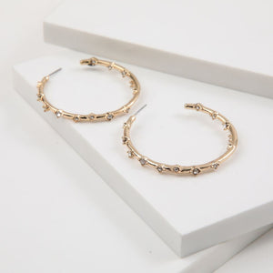 Aros Argolla Briana Dorado i-D