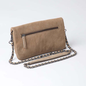Cartera Cruzada Folded Beige Humana