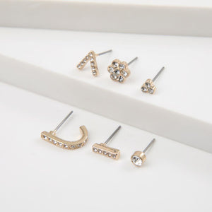 Aros Set Nina Dorado i-D