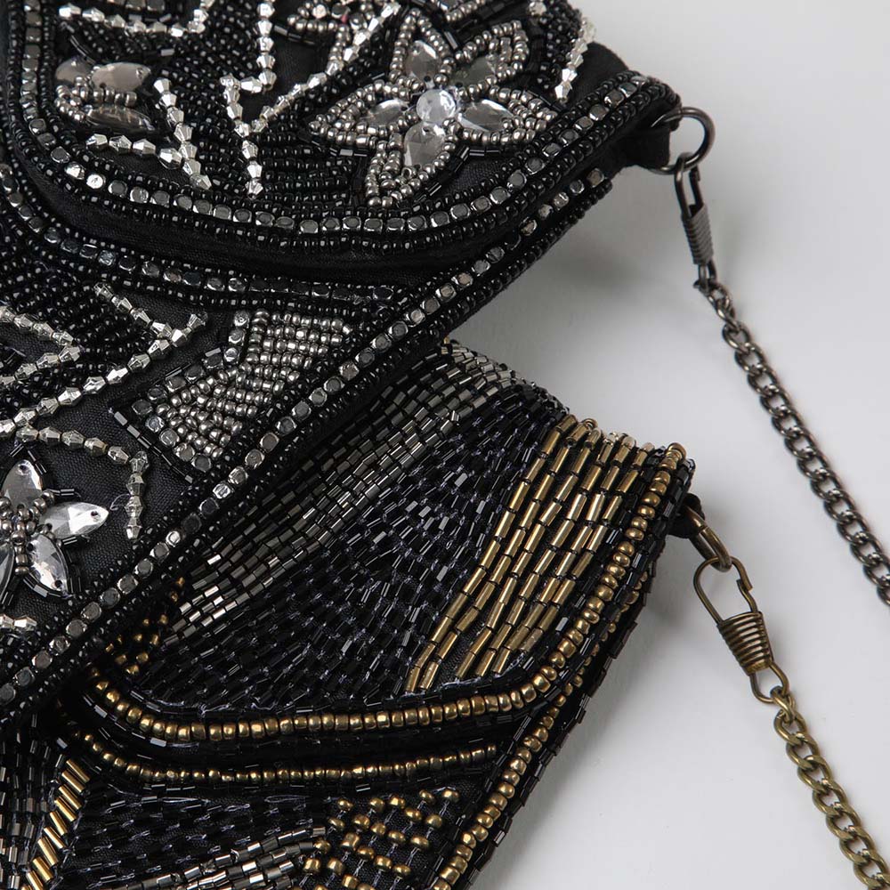 Cartera Mini Bag Stars Negra