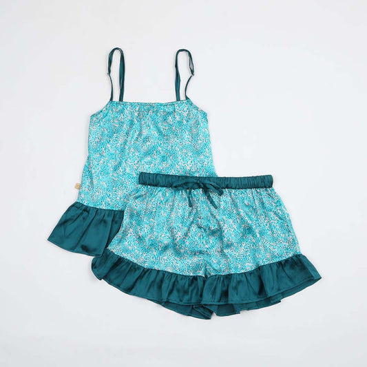 Pijama Short Savage Turquesa