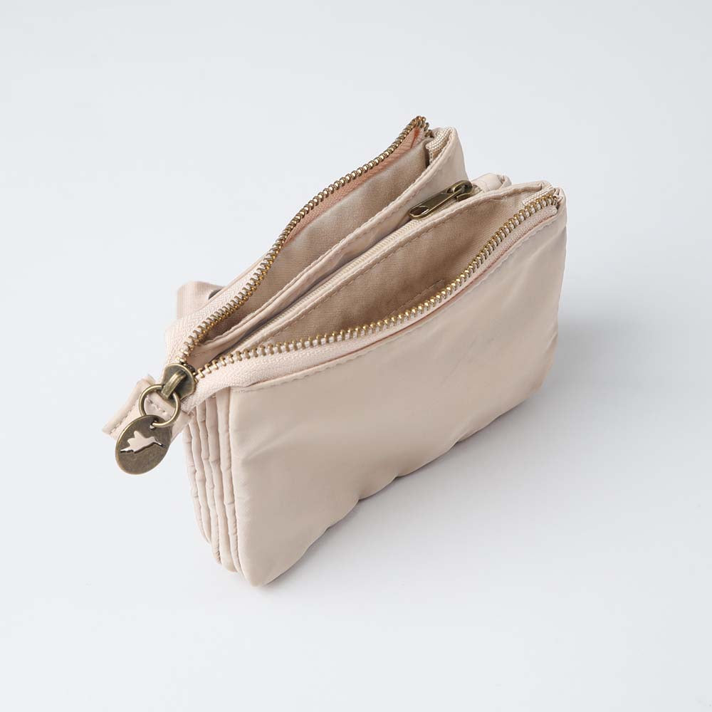 Monedero Amelie Beige